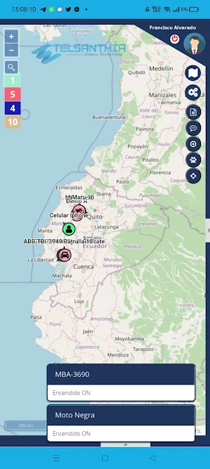 Telsanthia Rastreo Satelital Screenshot 2