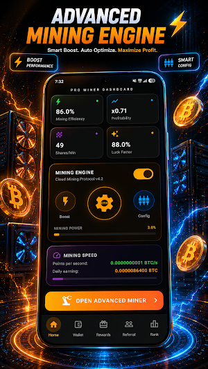 Pro Miner Bitcoin Miner Cloud Screenshot 1
