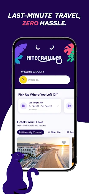 Nitecrawler Last-Minute Travel Screenshot 0