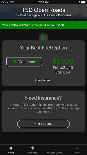 TSD Open Roads Screenshot 0