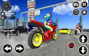 Motorbike Stunt Super Hero Simulator Screenshot 1