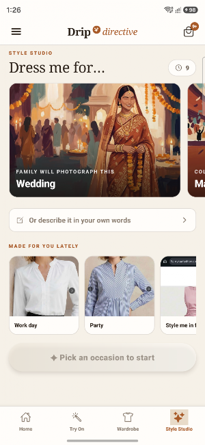 Dripdirective: AI Stylist Screenshot 3