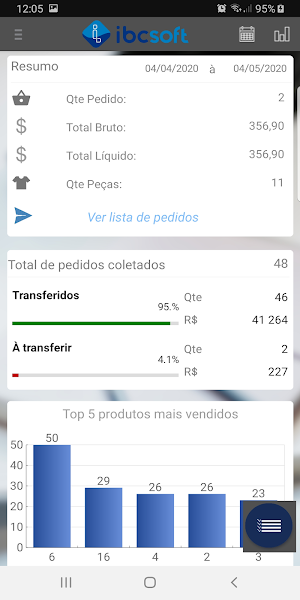 IBCSoft - Coleta Pedidos Screenshot 1