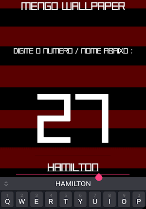 Camisa Flamengo Wallpaper Screenshot 1