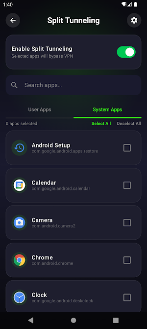 Pro Gamer VPN : Ultra Screenshot 1