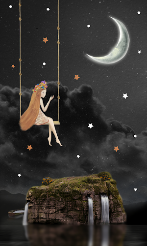 Girl Swing Live Wallpaper Screenshot 2