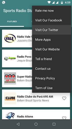 Sports Radio Stations For Free Screenshot 2
