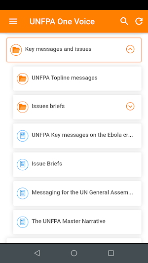UNFPA One Voice Mobile Screenshot 2