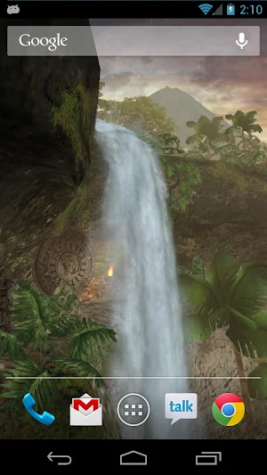 Jungle Waterfall LiveWallpaper Screenshot 0