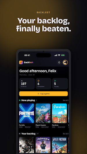 Backloot: Game Backlog Tracker Screenshot 0