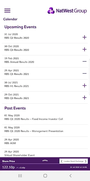 NatWest Investor Relations App Screenshot 0