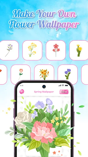 Flower Language Keyboard Theme Screenshot 0