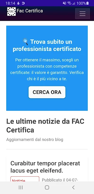 Faccert Screenshot 1
