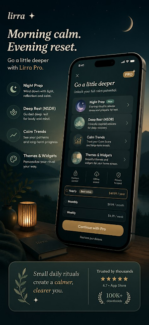 Lirra: Cortisol Morning Ritual Screenshot 0
