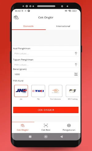 Cek Ongkir Resi Kiriman Screenshot 2