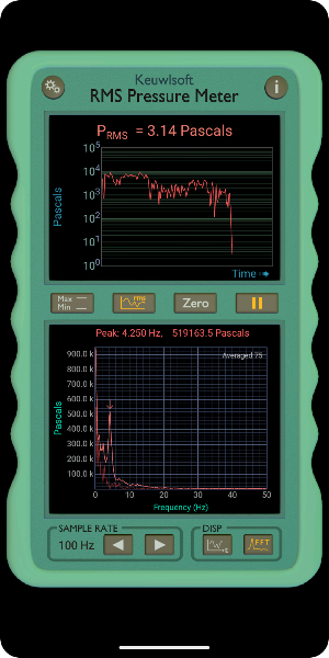 RMS Pressure Meter Screenshot 1