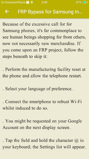 FRP Unlock Samsung Guide Screenshot 3