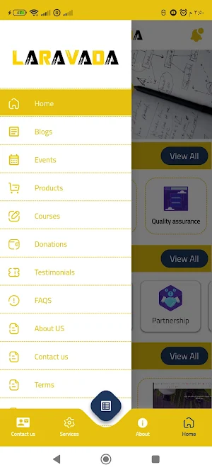 Laravada V13 Screenshot 1
