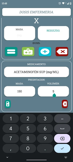 DOSIS ENFERMERIA. Screenshot 2