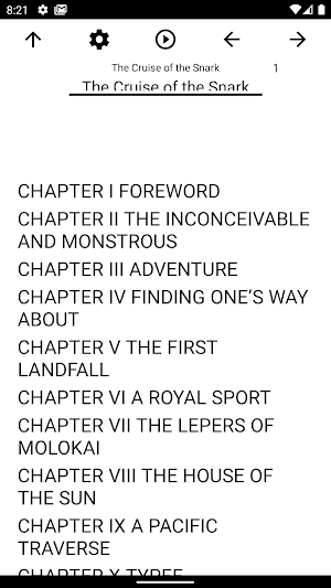 Book, The Cruise of the Snark Screenshot 0