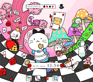 Cats in Wonderland Theme Screenshot 0