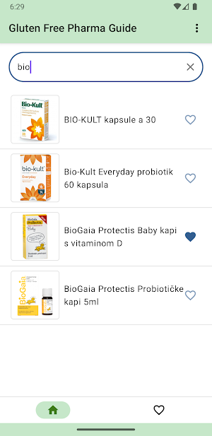 Gluten Free Pharma Guide Screenshot 1