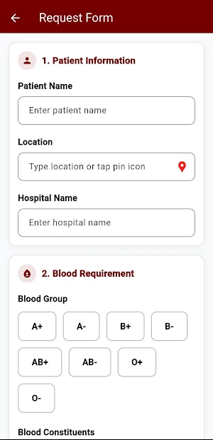Blood Connect Screenshot 2