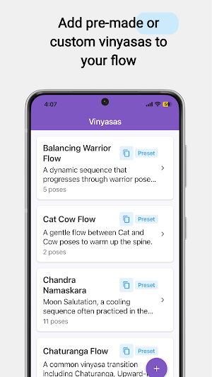 KramaFlow – Yoga Sequencing Screenshot 1