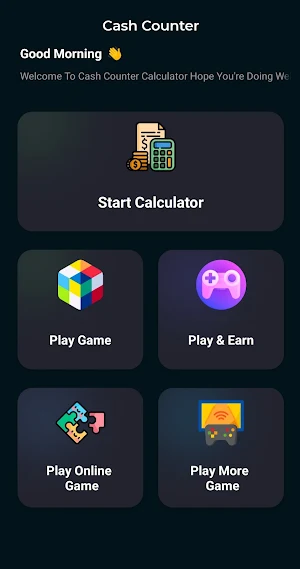 Cash Counter-Calculator Screenshot 2