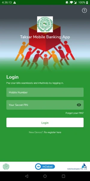 Taksar Mobile Banking App Screenshot 2