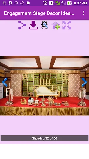 Engagement Stage Decor Idea Screenshot 3