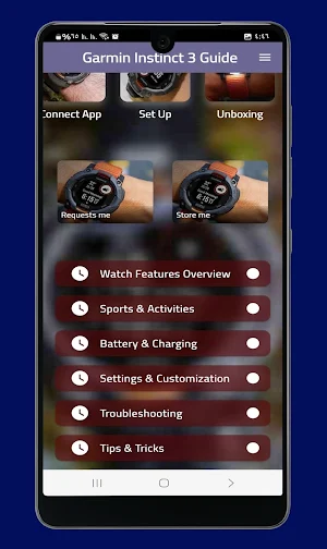 Garmin Instinct 3 Guide Screenshot 0