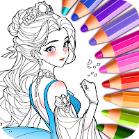 Princess Game Fantasy Coloring