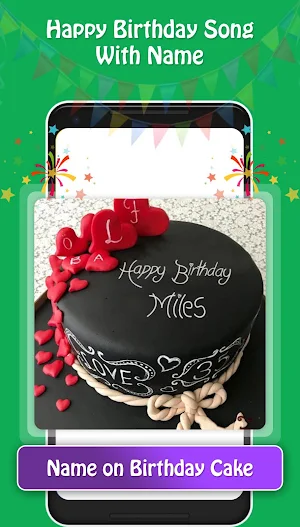 Birthday Song With Name - Wish Video Maker Screenshot 3