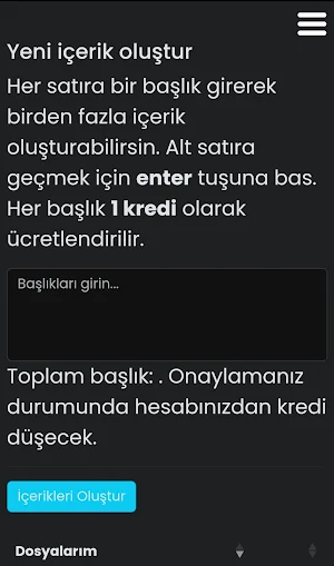 AI içerik oluşturucu Screenshot 0