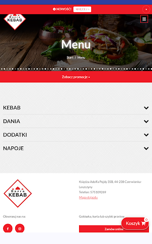 Bafra Kebab Czerwionka Screenshot 2
