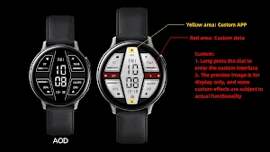 Functional LCD White Wear OS Screenshot 0