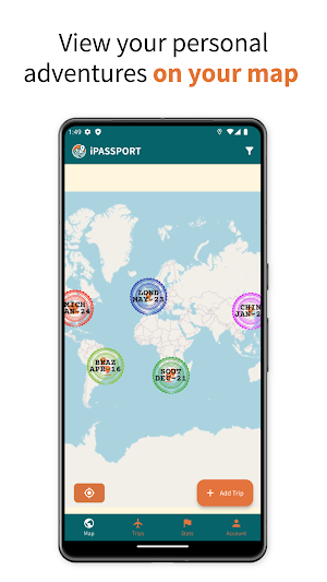 iPassport: Trip Logs Screenshot 1