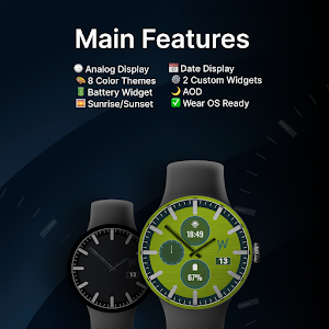 Silver Chrono Watch Face Screenshot 1
