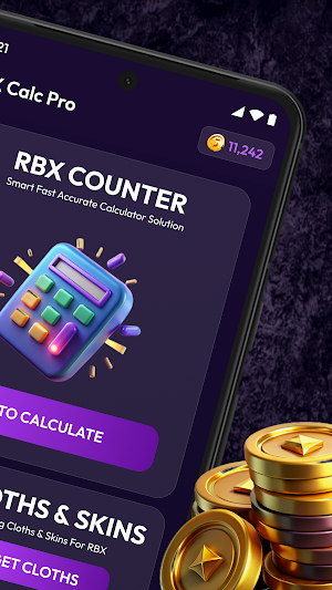 Robox Counter -RBX Calc & Skin Screenshot 1