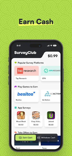 Survey Club Screenshot 3