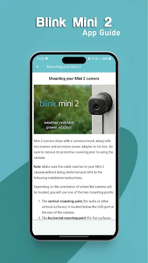 Blink Mini 2 App Guide Screenshot 3