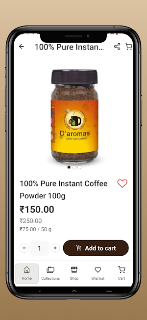 Daromas Coffee Screenshot 0