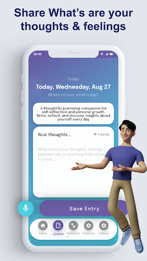LCI Wellbeing Journal Screenshot 1