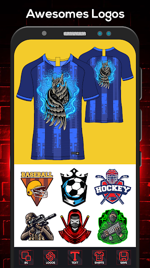 Jersey Maker Esports Gamer Screenshot 3