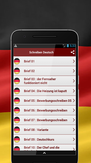 Schreiben Deutsch Lernen Screenshot 1