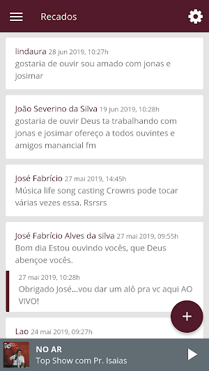 Web Rádio Manancial FM Screenshot 3