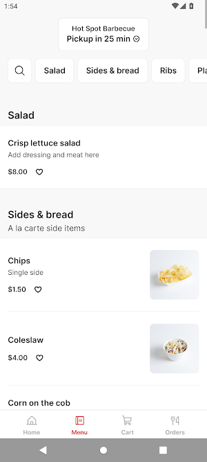 Hot Spot Barbecue Screenshot 1