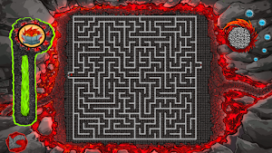 Lava in Maze - Random maze generator Screenshot 2