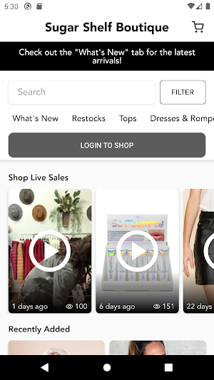 Sugar Shelf Boutique Screenshot 1